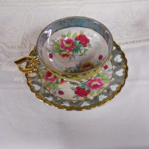 Vintage Norcrest Cup and Saucer Set
